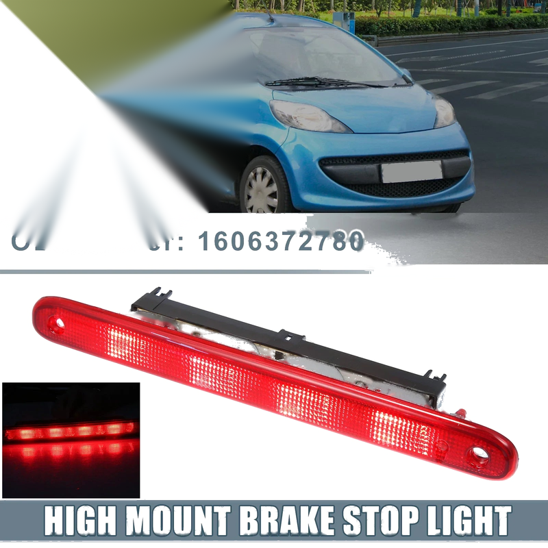 Peugeot 107 (2005-2014) Red High Mount Brake Stop Light