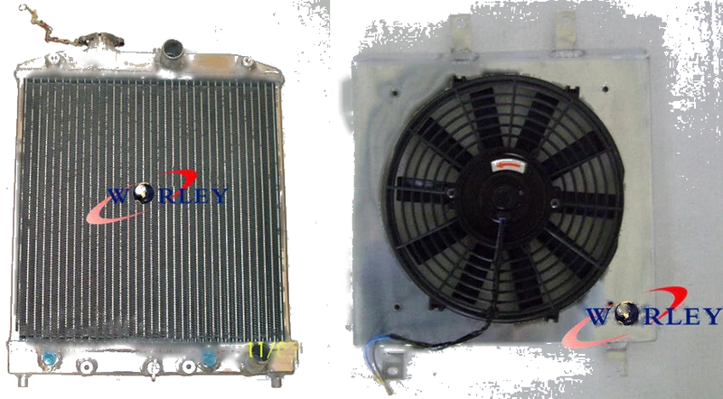 Honda Civic EK EG D15 D16 28mm Pipe Radiator & Fan Shroud (1992-2000)