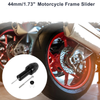 10mm Aluminum Alloy Plastic Motorcycle Slider Frame Bolt 1 x Black