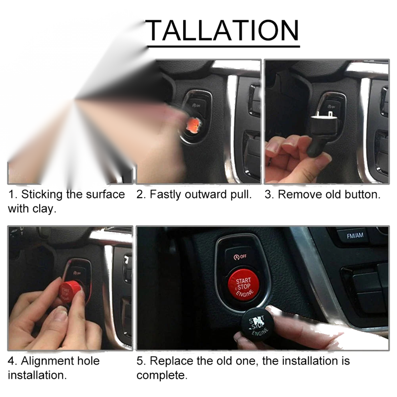 BMW F Series Engine Start Stop Button Switch Cover (Classic)