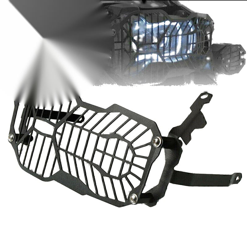BMW R1200GS / R1200GS ADV (2013-2018) Black Headlight Protector Guard