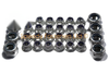 Rotax TKM Cadet Stainless Steel Nyloc Flange Wheel Nuts / 4 Sets / Go Kart