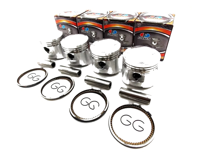Honda CB750C Custom 62mm Piston Set with Rings & Clips (1980-1982)