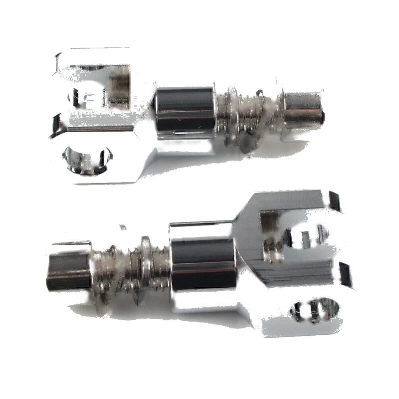 Harley Softail Silver Rear Passenger Foot Pegs (2000-2020)