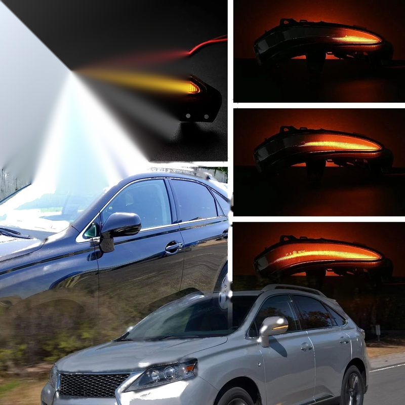Lexus RX450H RX350 Smoke LED Side Mirror Turn Signal Light (2009–2015)