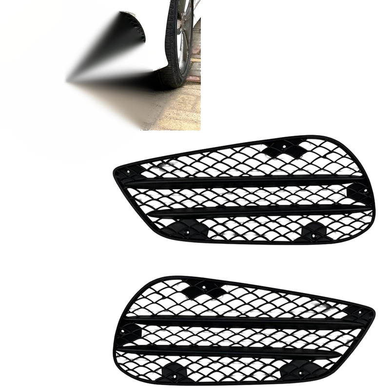 Benz E-Class W212 1 Pair Black Front Air Vent Trim (2013-2015)