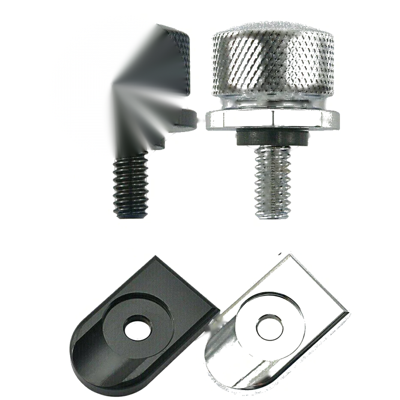 Harley Aluminium Rear Fender Seat Screw Bolt Nut Cover Kit (1997-2023)