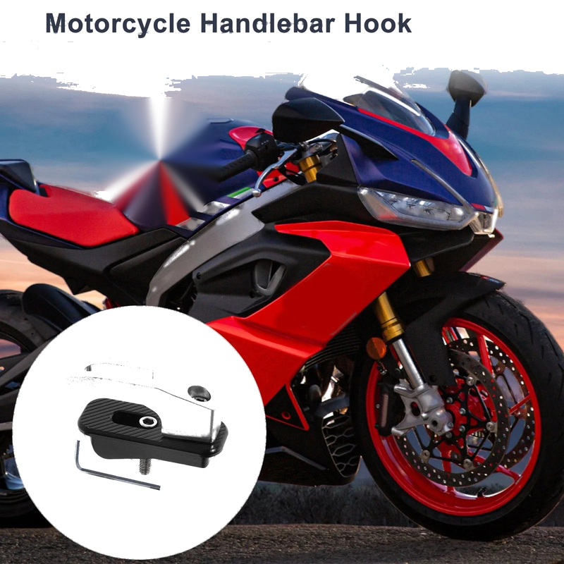 Motorcycle Hanging Hook 1 Set Rectangular Aluminum Alloy