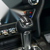 Real Carbon Fiber Gear Shift Level Knob Head Cover Trim Fits Mustang 2015-2018
