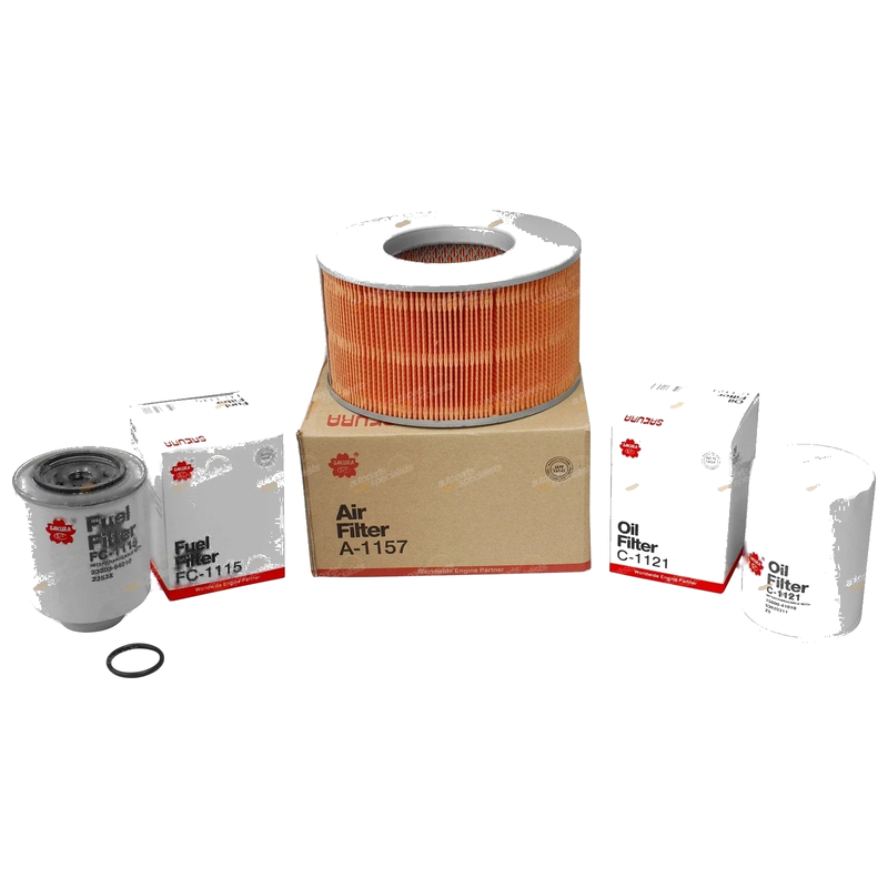 Hilux LN147 LN167 LN172 3.0L 4cyl 5L Oil Air Fuel Filter (1997–1999)