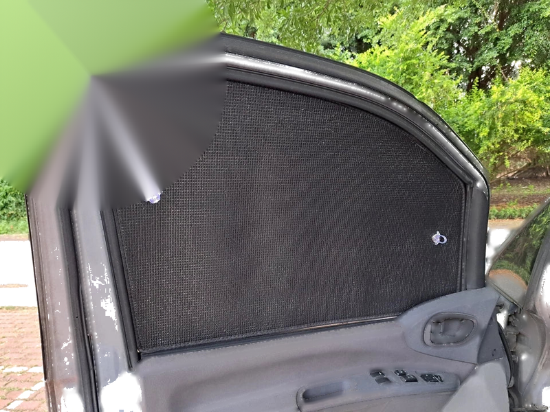 Tesla Model S Side Window Sun Shade 6PCS Privacy Black Silver