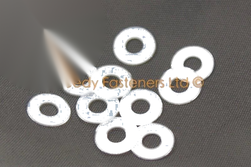 Nylon Dzus Plastic Clear Washers m6 6.3mm 13mm OD 0.5mm Thick