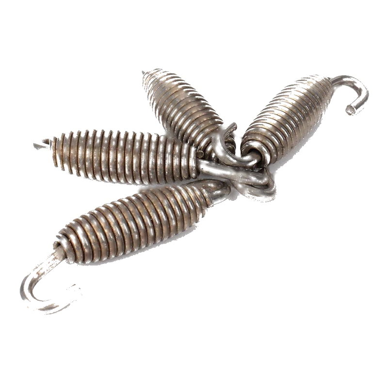 Honda 2 x Short Outlaw Racing Stainless Header Exhaust Springs