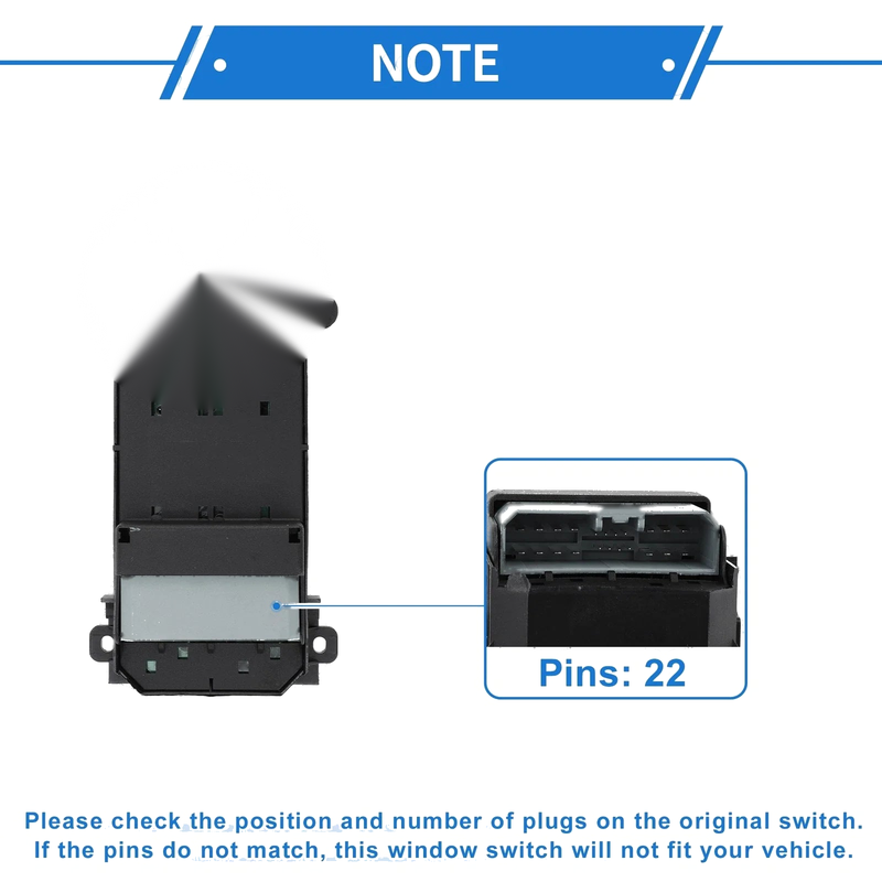 Honda City Civic Front Right Power Window Switch (2006)
