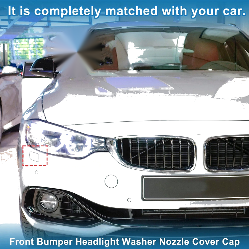 BMW 428i Unpainted Front Right Washer Nozzle Cover Cap (2014-2016)