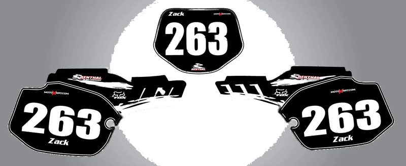 Kawasaki KDX 200 Custom Number Plates & Stickers (1991-1994)