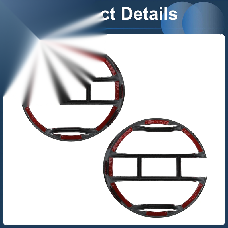 Ford Bronco Front Left & Right Headlight Trim Bezels (2021-2024)