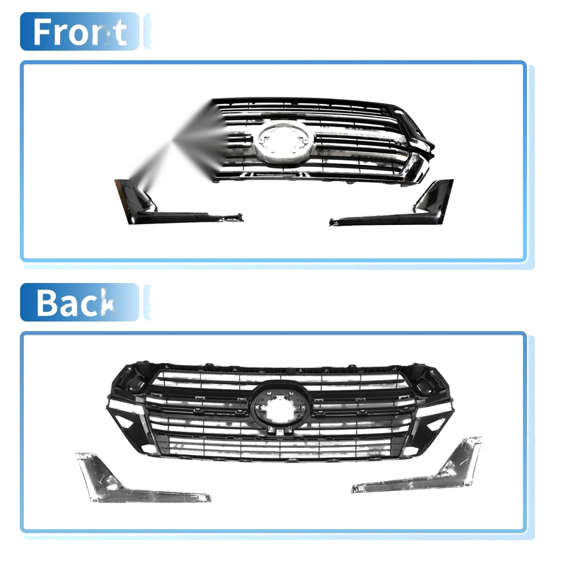 Toyota Land Cruiser Front Upper Hood Bumper Grille (2008-2021)