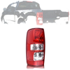 Tail Light Lamp Assembly Non-LED Left Fits Chevrolet Colorado Pickup 2012-14 D05