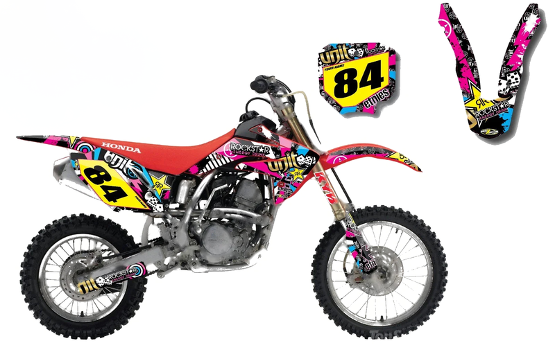 Honda CRF 150R Custom Graphic Decals (2007-2023)