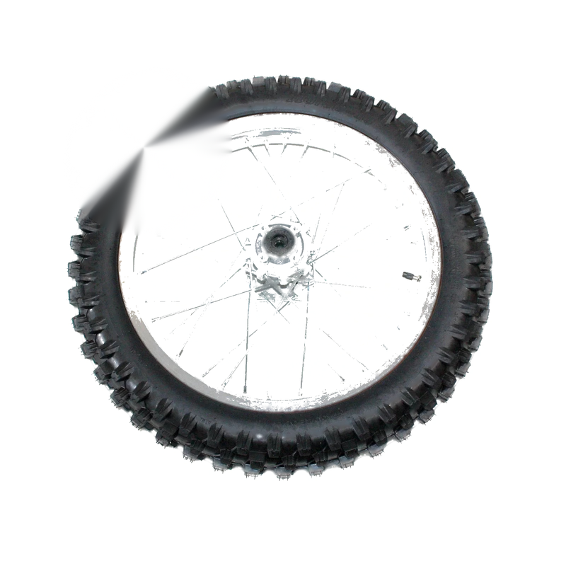 PIT PRO Trail Dirt Bike 18" Rear Wheel Rim Silver (110/90)