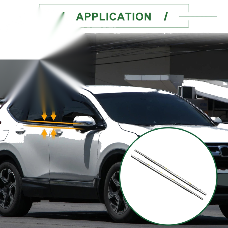 Honda CR-V 2 x Rear Weatherstrip Window Seal (2017-2023)