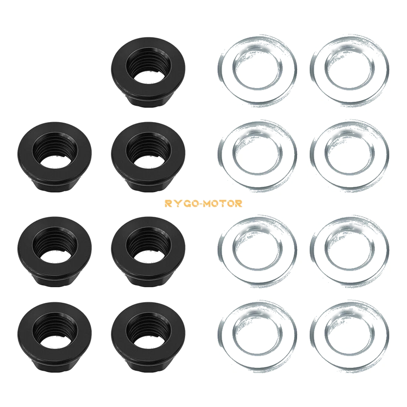 Yamaha Front / Rear 2 x M10x1.25 Wheel Nut & Washer