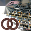 Oil Seal Rotary Shaft Seal FKM 35x50x12mm Brown 2 x Pcs