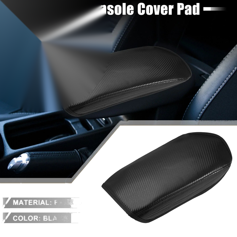 Mitsubishi Outlander 2022-2023 Faux Leather Black Center Console Cover