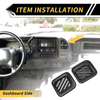 Ford Maverick Carbon Fiber Dashboard Air Vent AC Outlet Cover (2022-2024)