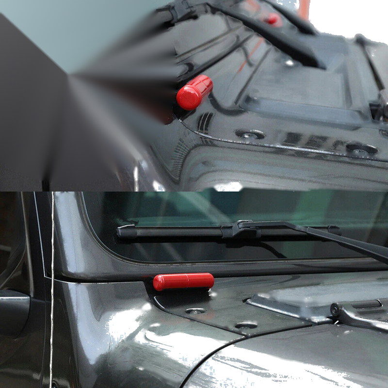 Jeep Gladiator JT Front Windshield Hinge Cover Trim (2018-2022)
