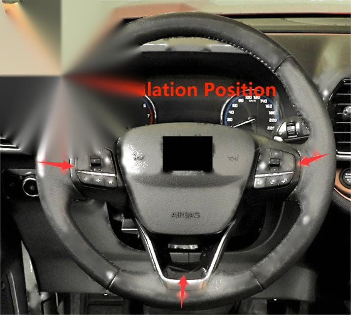 2021-2023 Ford Bronco Sport Steering Wheel Lid Cover Trim (2021-2023)