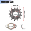 Dirt Bike Mini Bike 420 13T 20mm Front Engine Sprocket