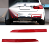 BMW 3-Series 1 Pair / Rear Bumper Reflector Lamp (2012–2017)