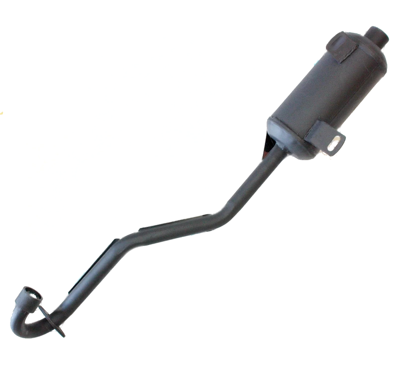 200 250cc Bull Style Farm Quad ATV Exhaust Pipe & Muffler System