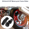 Make Model 1.1-1.3 Aluminum Alloy Motorcycle Slider Frame 2 x Black