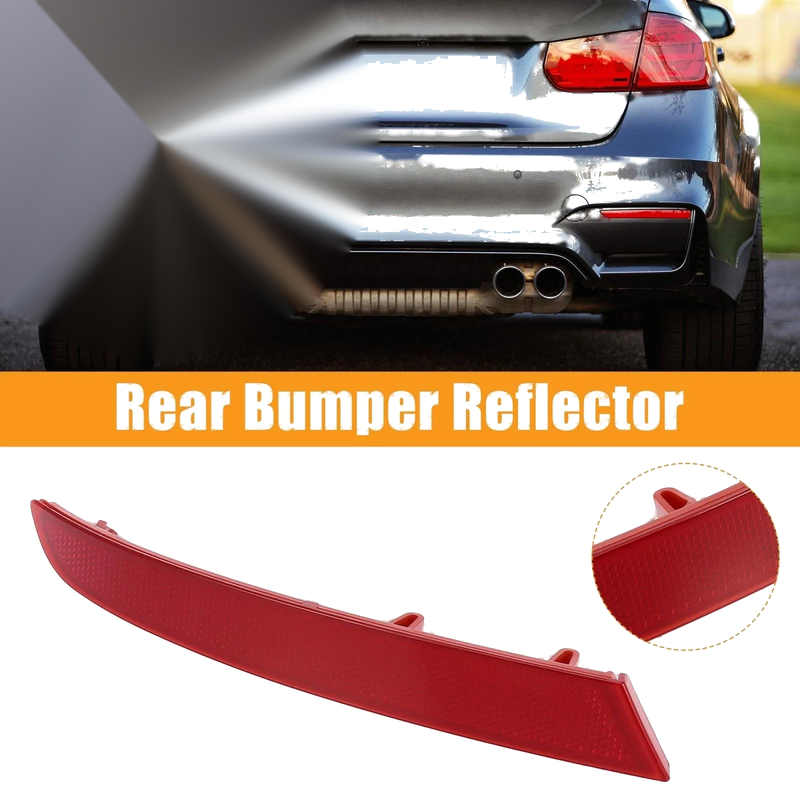 BMW X3 Rear Bumper Reflector Strip Cover Left Side (2018-2019)