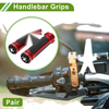 Motorcycle Handlebar Grips Aluminum Alloy Red 7/8" 22mm