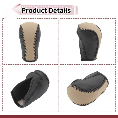 Mazda CX-5 (2013-2014) Black Beige Car Gear Shift Knob Cover