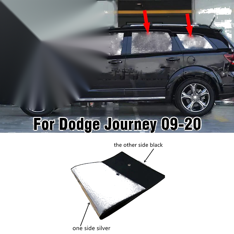 Dodge Journey Side Window Interior Privacy Sunshade 6pcs (2009–2020)