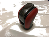 Nissan R35 GT-R NISMO Shift Knob / Genuine Red and Black Leather (2007–2021)
