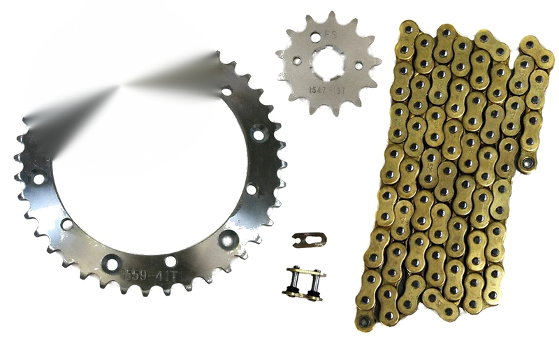 Yamaha Banshee Gold 520x104 O-Ring Chain & 13/41 Sprockets (1989–2006)