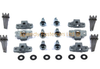 6 x Carenature Dzus Fasteners 17mm Posi Head Fastener