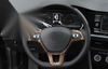 VW Jetta Mk7 Wood Grain Steering Wheel Control Cover Trim Peach (2019–2024)