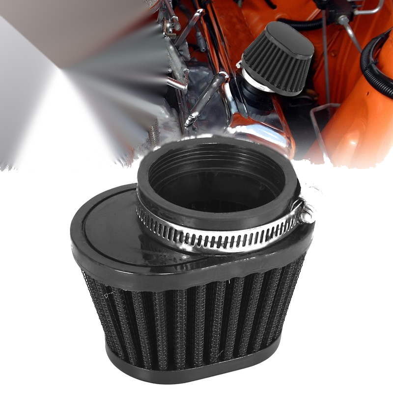 Motorcycle 55mm Air Filter Cleaner Round Tapered