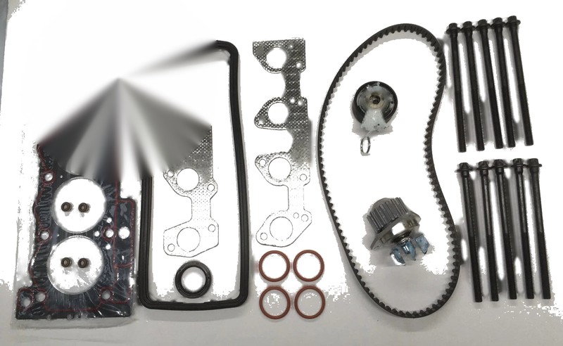 206 C2 C3 BERLINGO PARTNER 1.1 HEAD GASKET SET BOLTS WATER PUMP TIMING BELT
