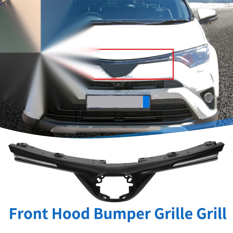 Toyota RAV4 LE Front Hood Bumper Grille Grill (2016–2018)