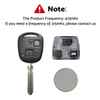 Toyota Prado, RAV4, Kluger, Tarago Remote Car Key 4D-67 Chip (2003-2009)
