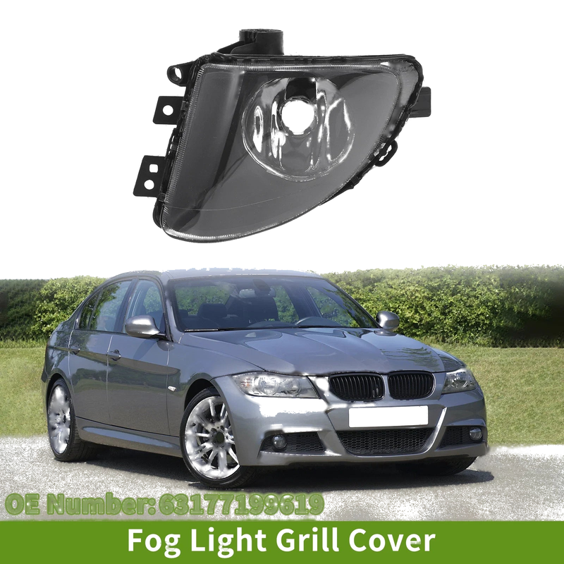 BMW 535i Clear Black 1 Pc Left Fog Light Grill (2010 - 2017)