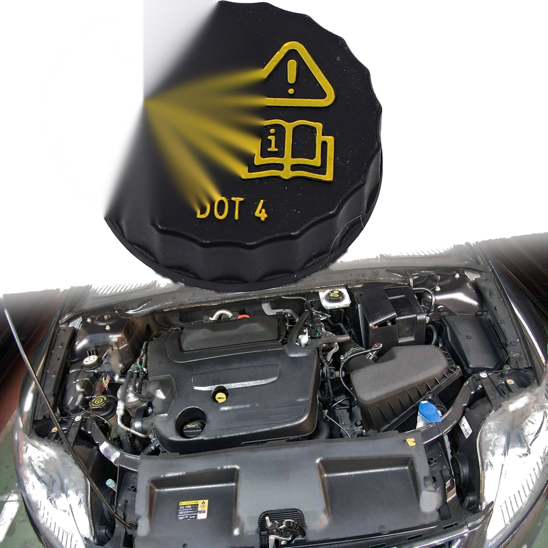 C-MAX High Performance Brake Fluid Reservoir Cap ABS (2003–2010)